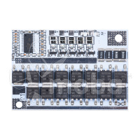 Плата контроллера заряда BMS 5S для аккумуляторов 18650 (100A, 21V, на 5 АКБ, с защитой и балансировкой)