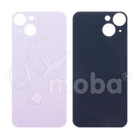 Задняя крышка для iPhone 14 (A2883) Фиолетовый (стекло, широкий вырез под камеру, логотип)