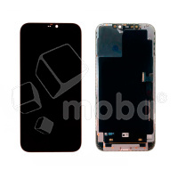 Дисплей для iPhone 12 Pro Max (A2411) в сборе с тачскрином Черный (Soft OLED, Full HD) (площадка под IC)