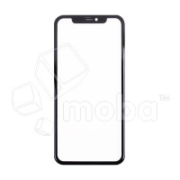 Стекло для переклейки iPhone 11 в сборе с рамкой и OCA пленкой Черный - OR (Feaglet)