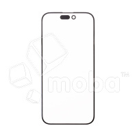Стекло для переклейки iPhone 15 Pro в сборе с OCA пленкой Черный - OR (Feaglet)