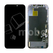 Дисплей для iPhone 12/12 Pro (A2403/A2407) в сборе с тачскрином Черный - (In-Cell, Full HD) (с верификацией = с привязкой без ошибки)