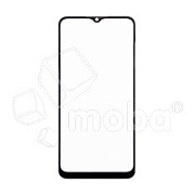 Стекло для переклейки Samsung Galaxy A03s (A037F) в сборе с OCA пленкой Черный - OR (Mitsubishi)