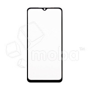 Стекло для переклейки Xiaomi Redmi 10C/Poco C40 (220333QNY/220333QPG) в сборе с OCA пленкой Черный - OR (Mitsubishi)