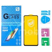 Защитное стекло "Премиум" для Samsung Galaxy A12/A02/M12/A12 Nacho (A125F/A022G/M127F/A127F) Черное