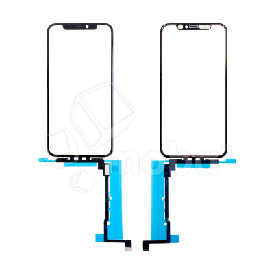 Стекло для переклейки iPhone 11 Pro в сборе с тачскрином и OCA пленкой Черный - OR (Mitsubishi)