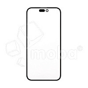 Стекло для переклейки iPhone 14 Pro Max в сборе с OCA пленкой Черный - OR (Mitsubishi)