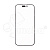 Стекло для переклейки iPhone 15 Pro в сборе с OCA пленкой Черный - OR (Feaglet)