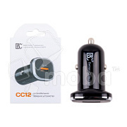 Автомобильное зарядное устройство USB BC CC12 (18W, QC3.0) Черный