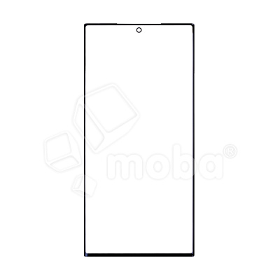 Стекло для переклейки Samsung Galaxy S23 Ultra (S918B) в сборе с OCA пленкой Черный - OR (Mitsubishi)