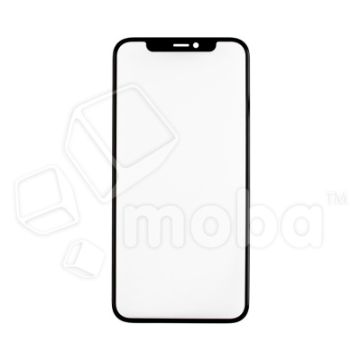 Стекло для переклейки iPhone 11 Pro в сборе с OCA пленкой Черный - OR (Mitsubishi)