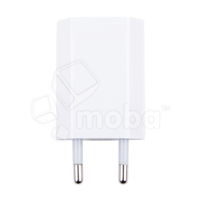 Сетевое зарядное устройство USB для iPhone "Призма" (5W) (тех.упак.) Белый - Китай